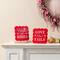 Glitzhome® 6" Valentine's Wooden Table Decor Set